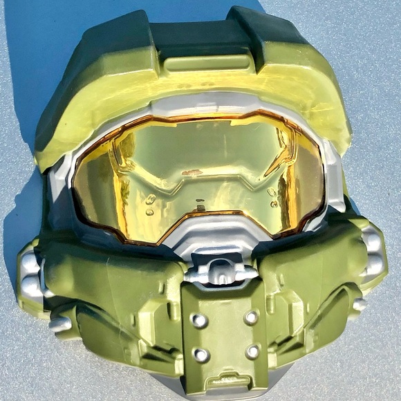2015 Halo Master Chief Helmet Mask Disguise Cosplay Microsoft - Picture 1 of 9